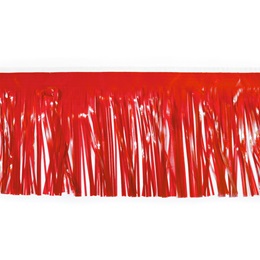 30" Vinyl Fringe - Red