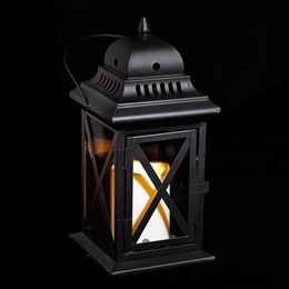 Black Metal Lantern