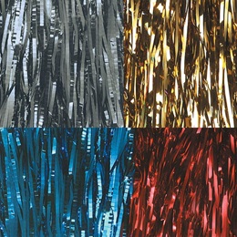 Shimmering Metallic Table Skirt