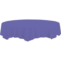 Round Plastic Tablecover - 82 in.