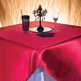 Satin Square Table Cover - 72"