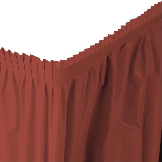 Vinyl table skirt discount