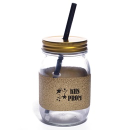 Custom Bradford Tumbler With Gold Glitter Ribbon