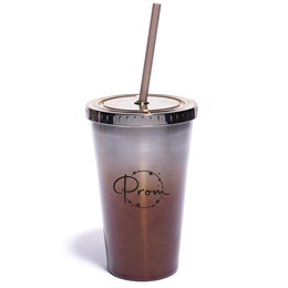 Gold Ombre Stainless Steel Tumbler With Prom Imprint