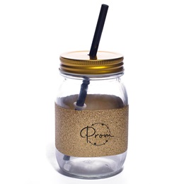 Bradford Tumbler With Gold Glitter Ribbon and Prom Design