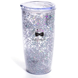 Silver Star Confetti Tumbler