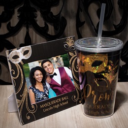 Anderson's Super Sparkling Tumbler/Frame Set - Golden Masquerade