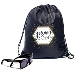 Anderson's Prom Bag and Sunglasses Set - Golden Cosmos Prom