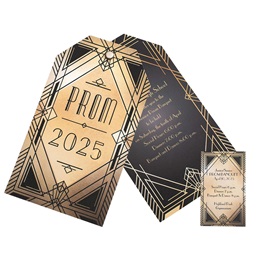 Geometric Flair Invitation/Ticket Set