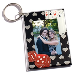 Casino Night Photo Key Chain