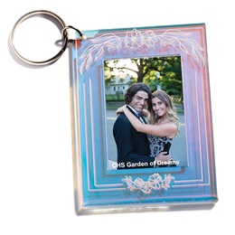 Garden Delights Photo Key Chain