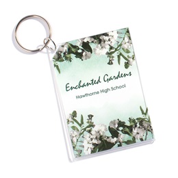 Garden Paradise Photo Key Chain