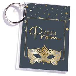 Fantasy Masquerade Photo Key Chain