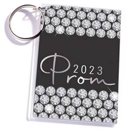 Rhinestone Rhapsody Photo Key Chain