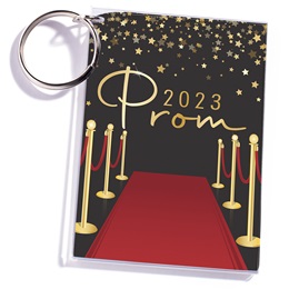 Red Carpet Glam Photo Key Chain