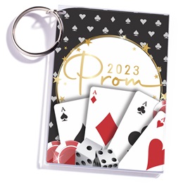 Card Suits Photo Key Chain