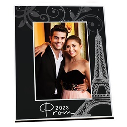 Full-color Acrylic Frame - Silver Paris Night