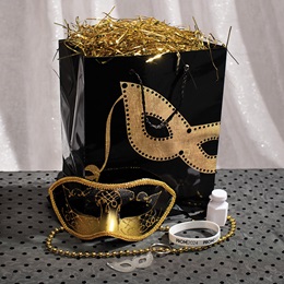 Golden Masquerade Prom Swag Bag
