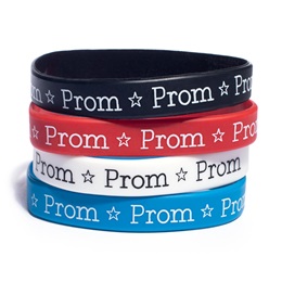 Silicone Prom Wristband - Prom Star