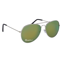 Yellow-lens Aviator Sunglasses With Prom Imprint