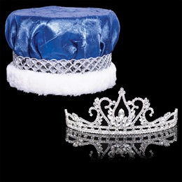 Radiant Reign King and Queen Crown Set