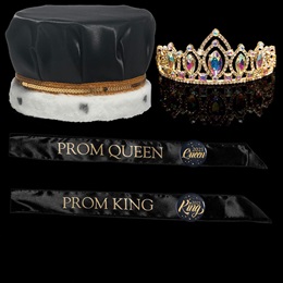 Radiance Royalty Set With Tiara, Satin Crown, Sashes and Buttons