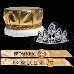 Prom Majestic Royalty Set - Elizabeth Tiara/Metallic Crown