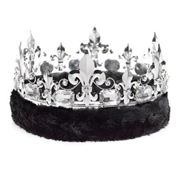 Anderson's Fleur-de-Lis Crown - Black Fur
