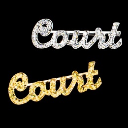 Glitter Court Pin