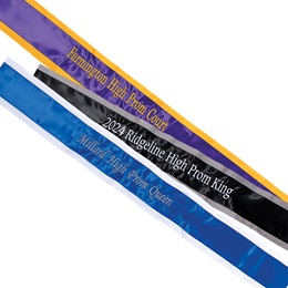 Custom One-color Edge Sash - One Line of Text