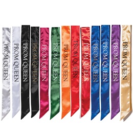 Satin Prom Queen Sash