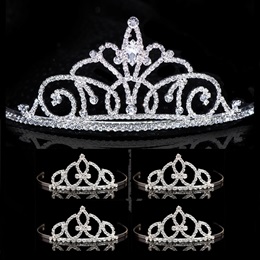 Regal Elegance Queen and Court Tiara Set