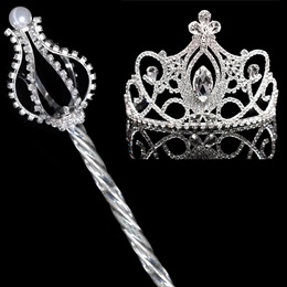 Her Majesty's Delights Tiara and Scepter Set