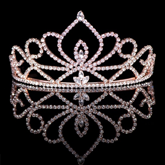 Rose gold princess crown new arrivals