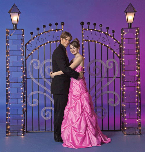 Lighted Gate Prop for Grand March